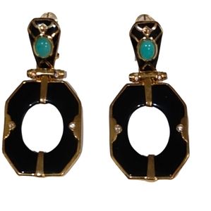 Designer statement chandelier earrings